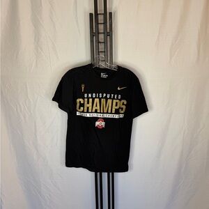 Nike Black Tee with Gold‎ Undisputed Champs Graphic
